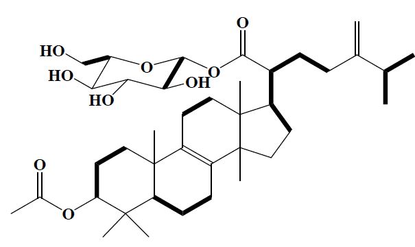 그림 47. 1H-1H COSY spectrum에 규명된 화합물 FC-51-8(=fomitoside K)의 부분구조.