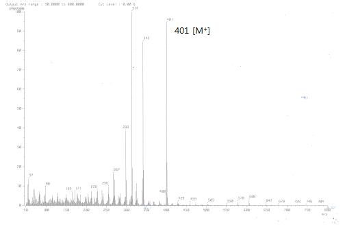 그림 83. 화합물 DCE-5(= methyldaldinan C)의 EI-mass spectrum.