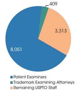 USPTO 인력 구성 (2013)