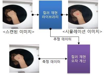 스펙트럼 기반 분장 컬러 재현 과정