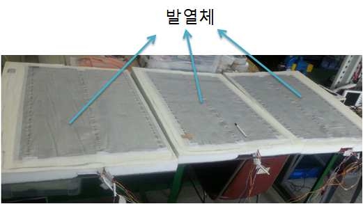 3분할 매트 내부 구조물