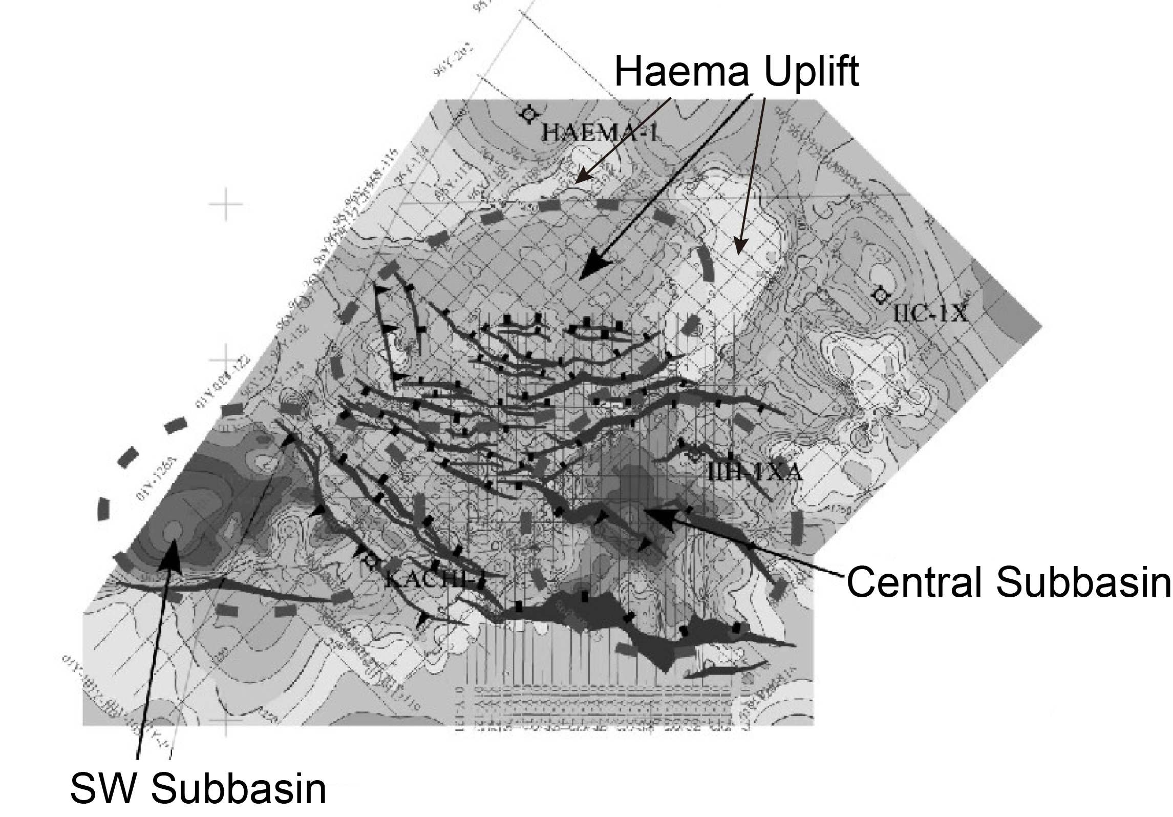 Basement structure from Park et al. (2005).