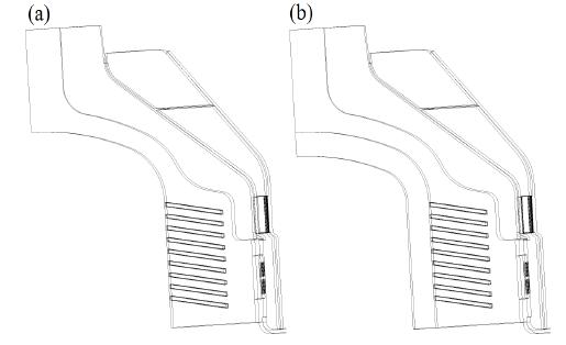 (a) Isothermal condition; (b) conjugate condition