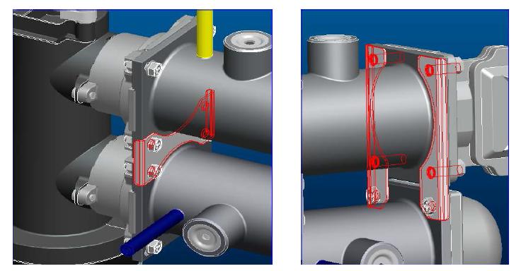 Spool Valve ass’y bracket (벤츄리, 메니폴더, 엔진아답타 고정브라켓)