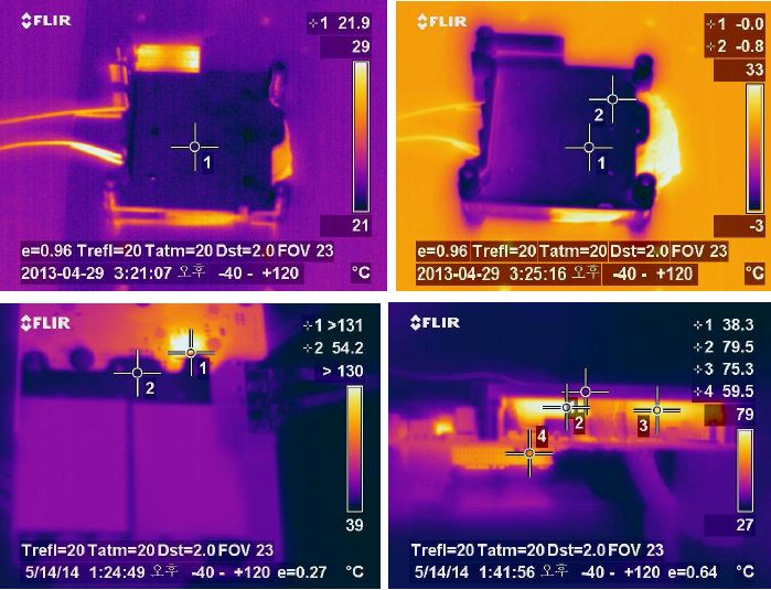 열화상 카메라 열전소자 냉각 성능 평가