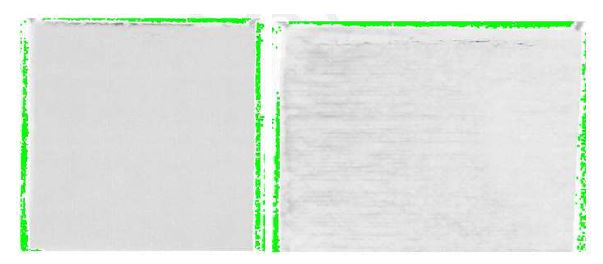 C scan of Glass Fibre and Greenpoxy / Flax and Greenpoxy
