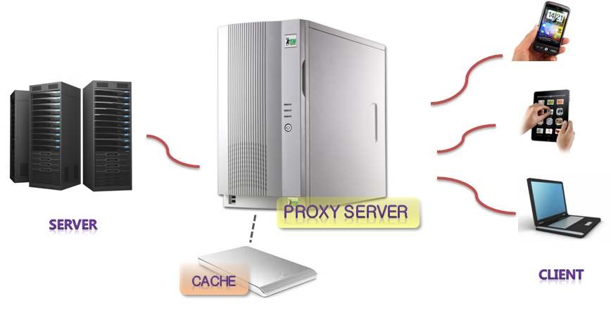 Proxy Server 기본 구성도