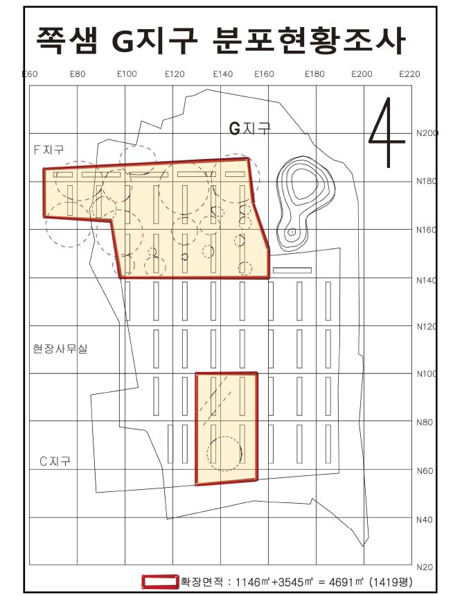 그림 2. G지구 평면도