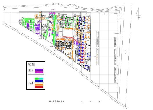 층위별 유구배치도(가지구)