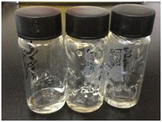 얻어진 prepolymer 샘플