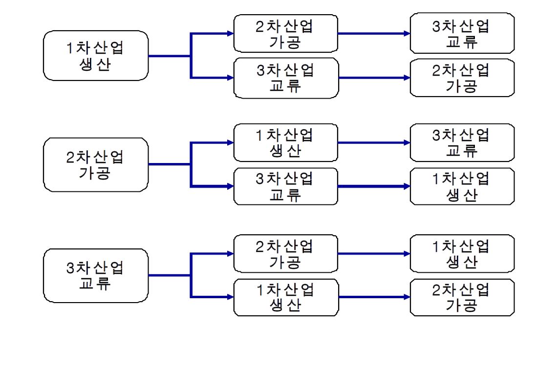 그림 4-2. 6차산업화의 발전유형