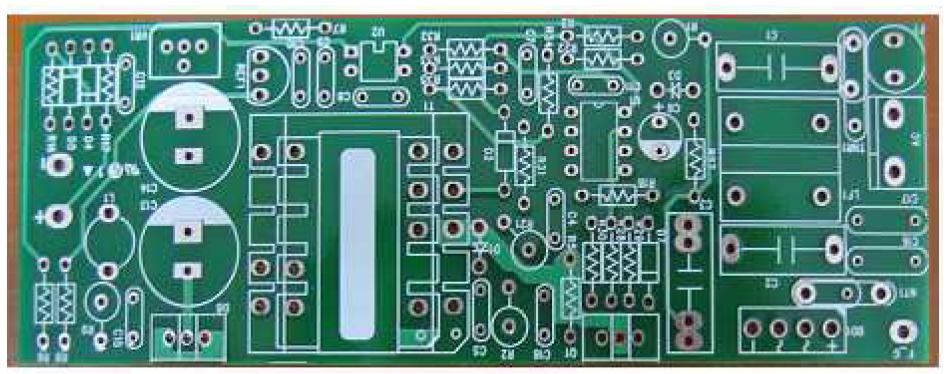 전원회로 PCB 시제품 윗면