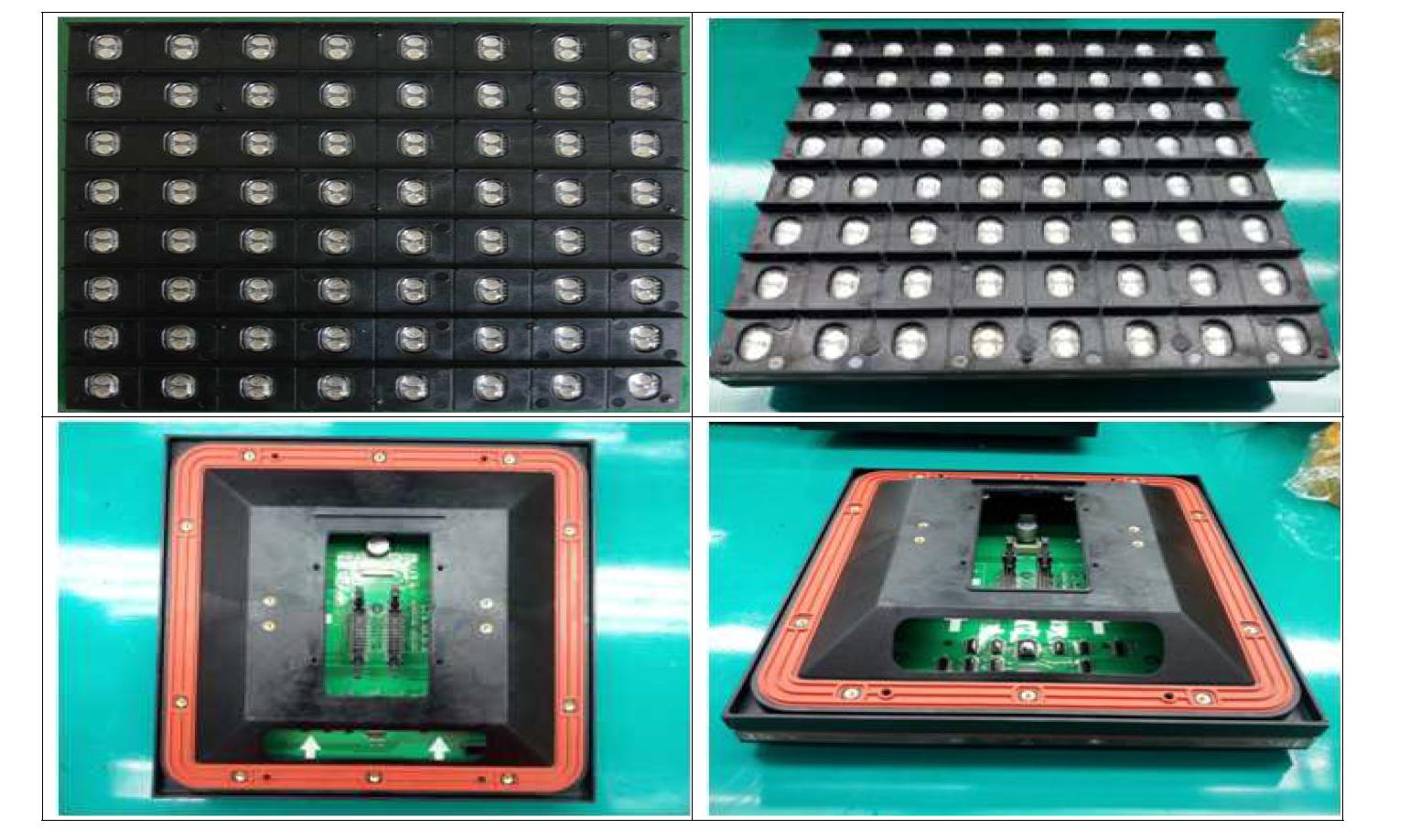 개발된 LED 전광판 모듈 시제품