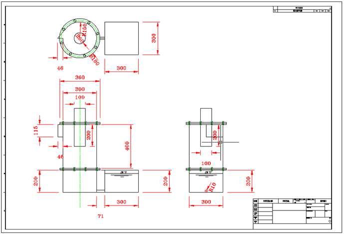 Cyclone Scrubber 설계도면 (2차 도면)