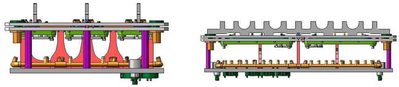 일체형 금형틀 구조 및 냉각수 배관설계