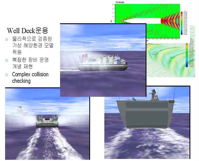 선박 시뮬레이터 실행 화면