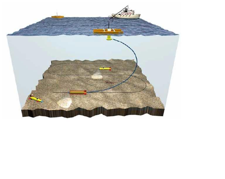시나리오 3 : 수중생태계 맵핑을 위한 모선, UXV 협력기동