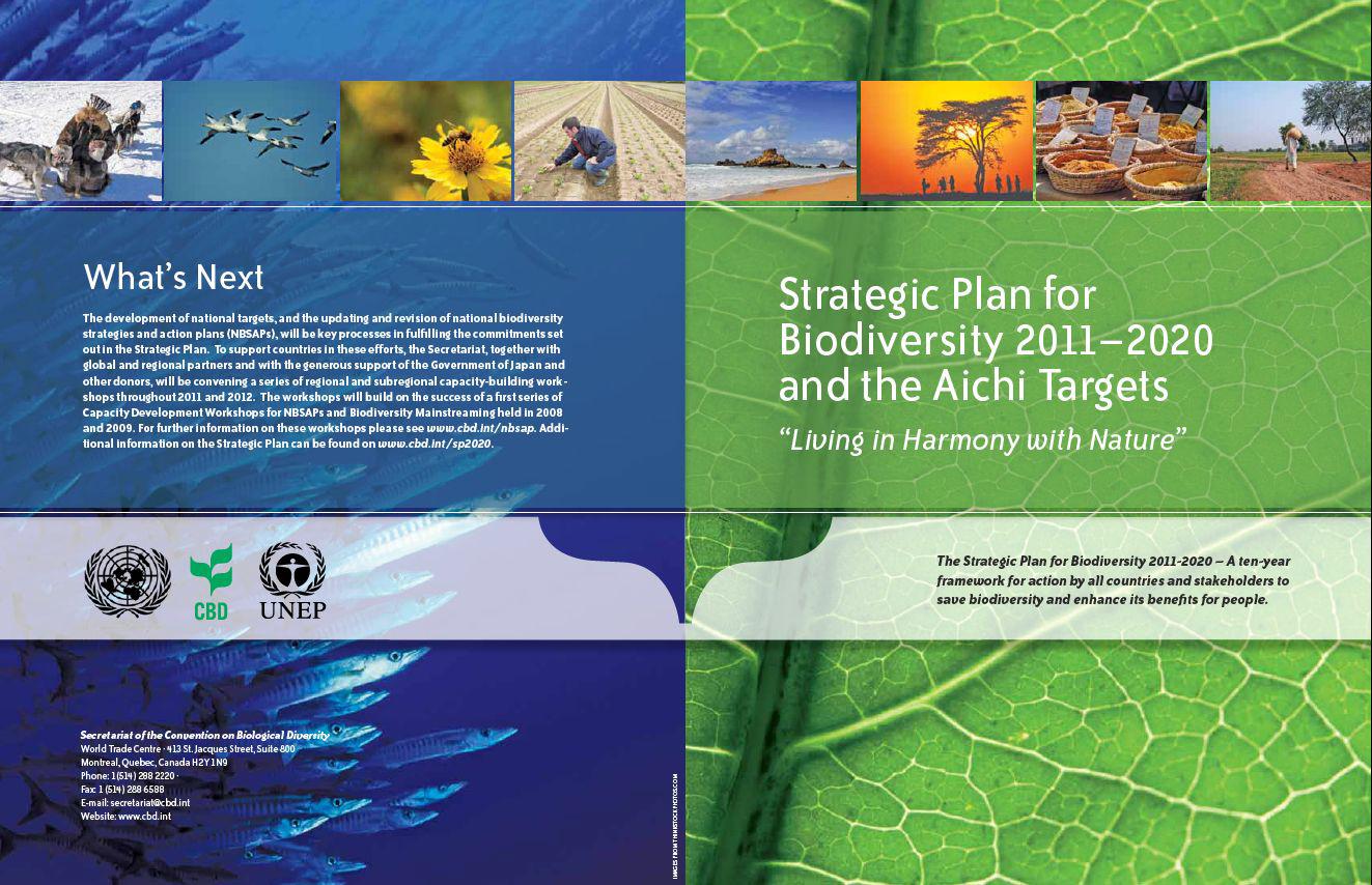 2020 생물다양성 전략계획 및 아이치 목표