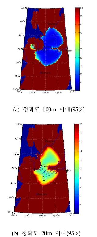 계산된 결과 (모든 국 송신의 경우)