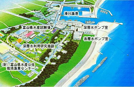 토야마현 수산시험장의 해양심층수 해양심층수 시설