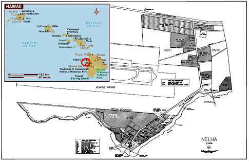 미국 하와이 NELHA 위치 및 부지 도면