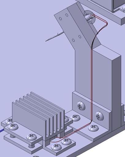 CAD 설계 상 cold junction 의 위치