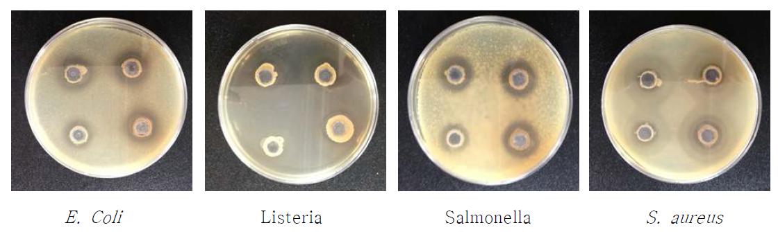 Inhibition abilities of Rehmannia glutinosa against pathogenic bacteria