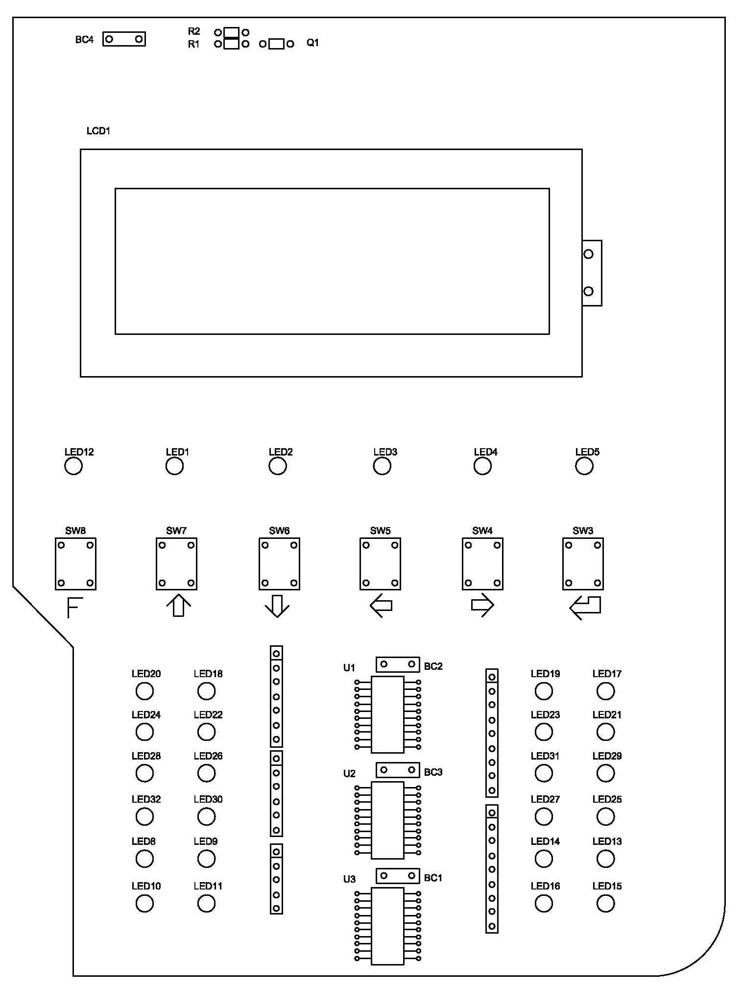 LCD & Control board