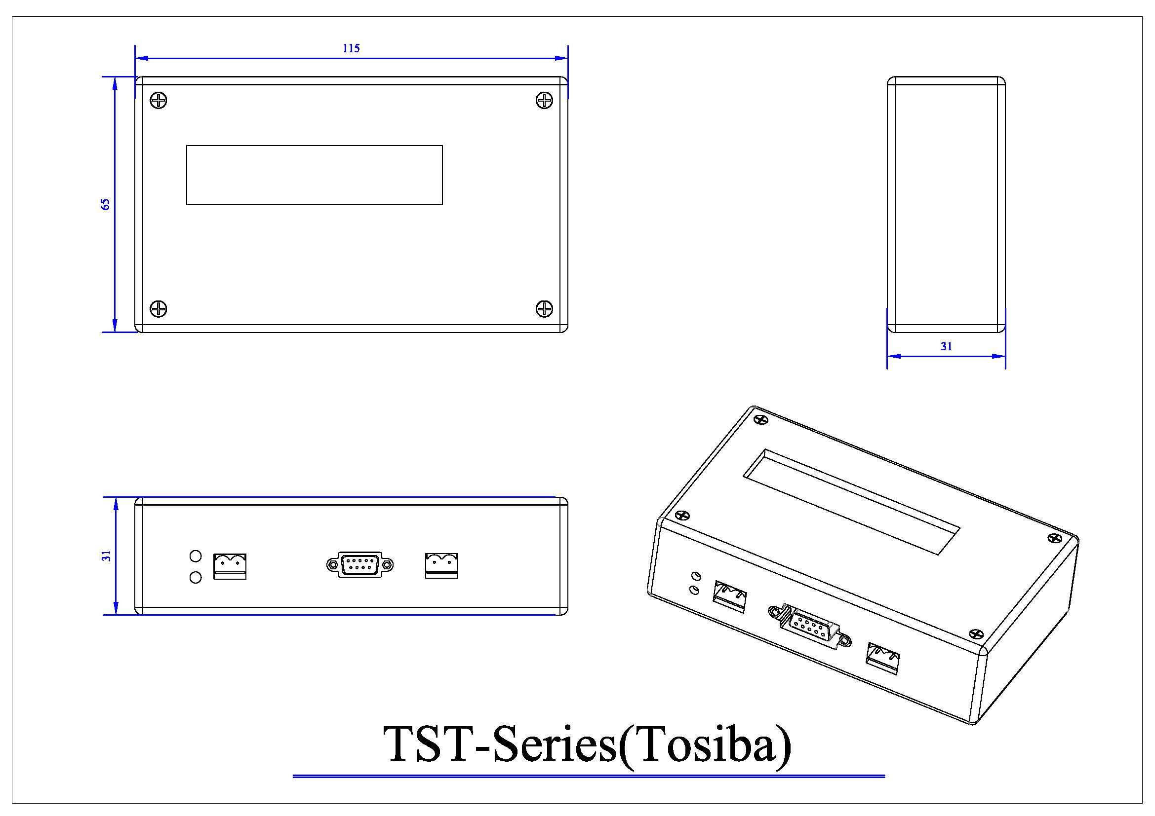 Layout of controller for Tosiba GHP System