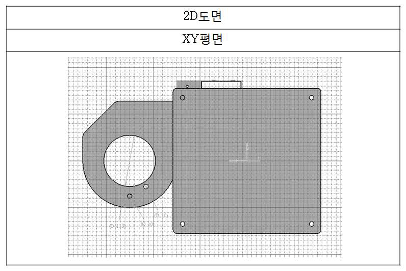 보일러 바디 정면도