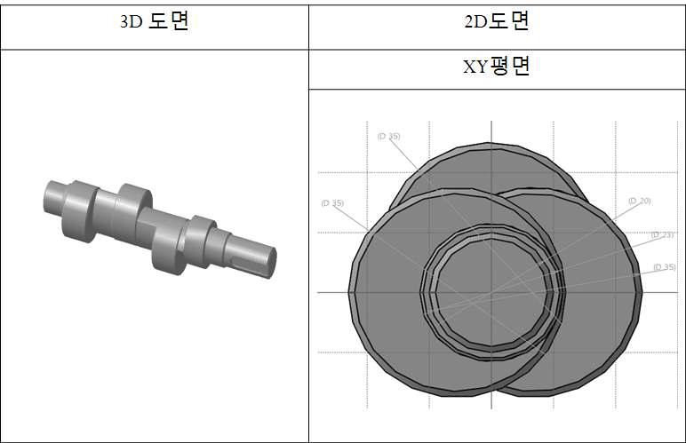 고압펌프 크랭크 캠축