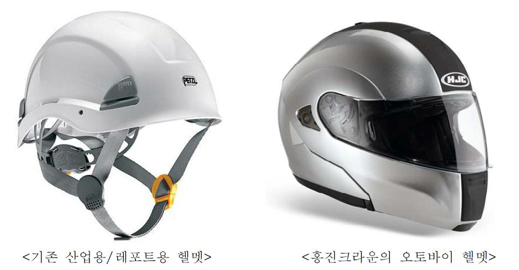 기존의 대표적인 헬멧제품