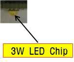 스마트 안전모듈에 조명을 공급하기 위한 3W급 LED 소자
