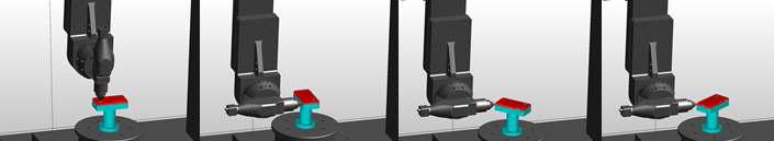 Simulation of tool paths