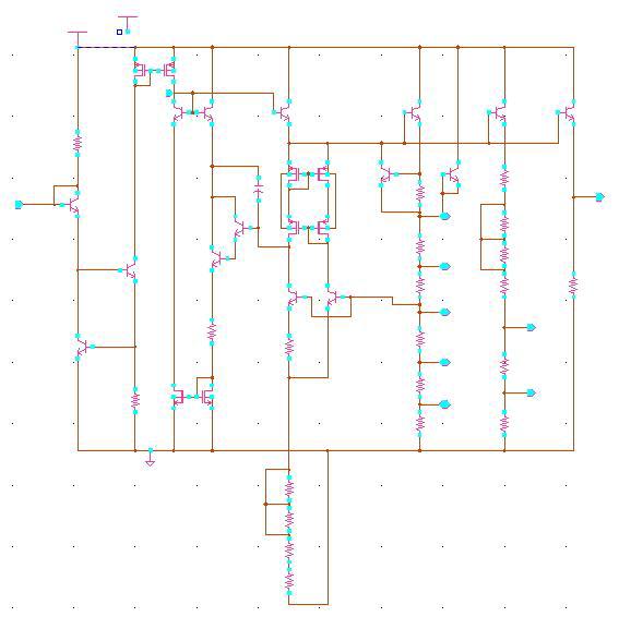 Bandgap Voltage Reference 회로도