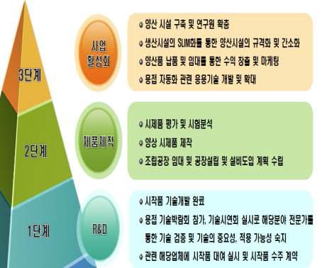 단계별 사업화 전략 추진