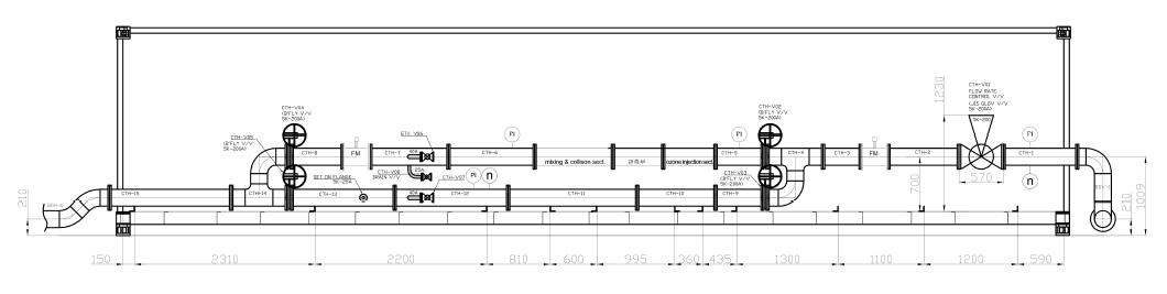 오존주입 시스템 컨테이너 도면