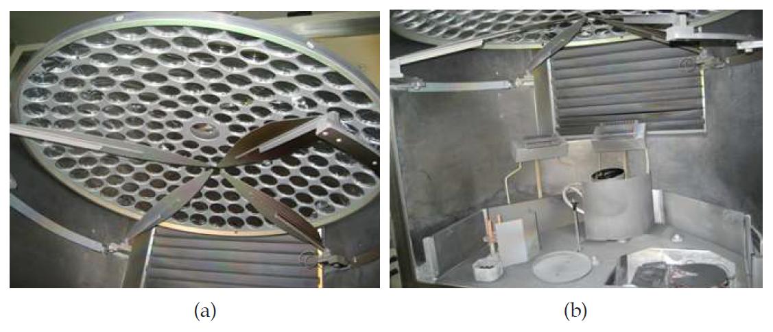 본 연구개발에 활용된 ㈜고려광학의 E-beam Evaporator의 내부 모습
