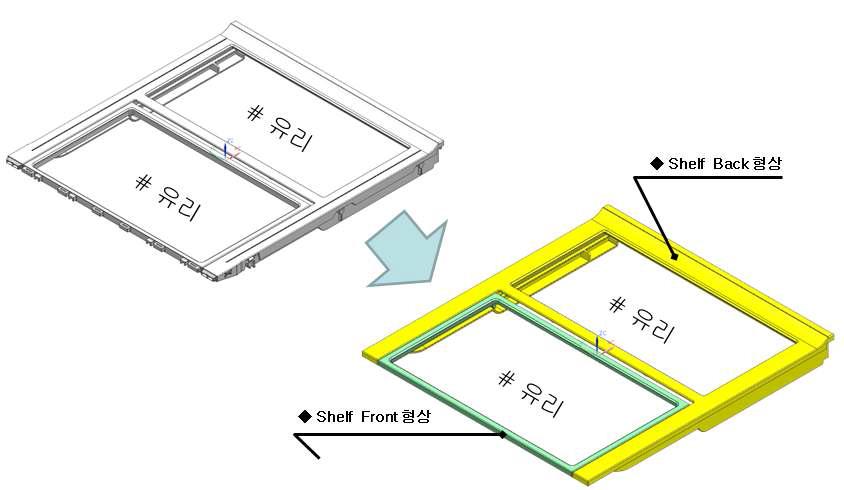 사출을 위한 모델링 개선 작업