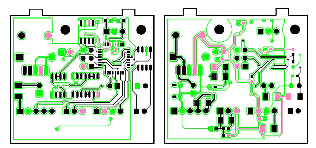 1차 온도, 습도, 기압 센서 모듈 PCB Artwork