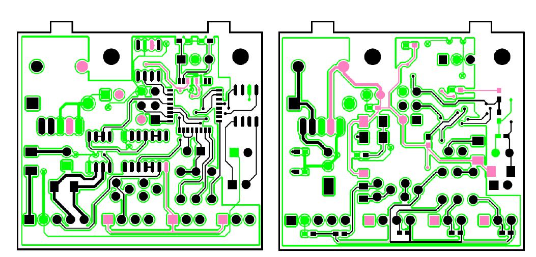 1차 환경(O3, CO, NO2) 센서 모듈 PCB Artwork