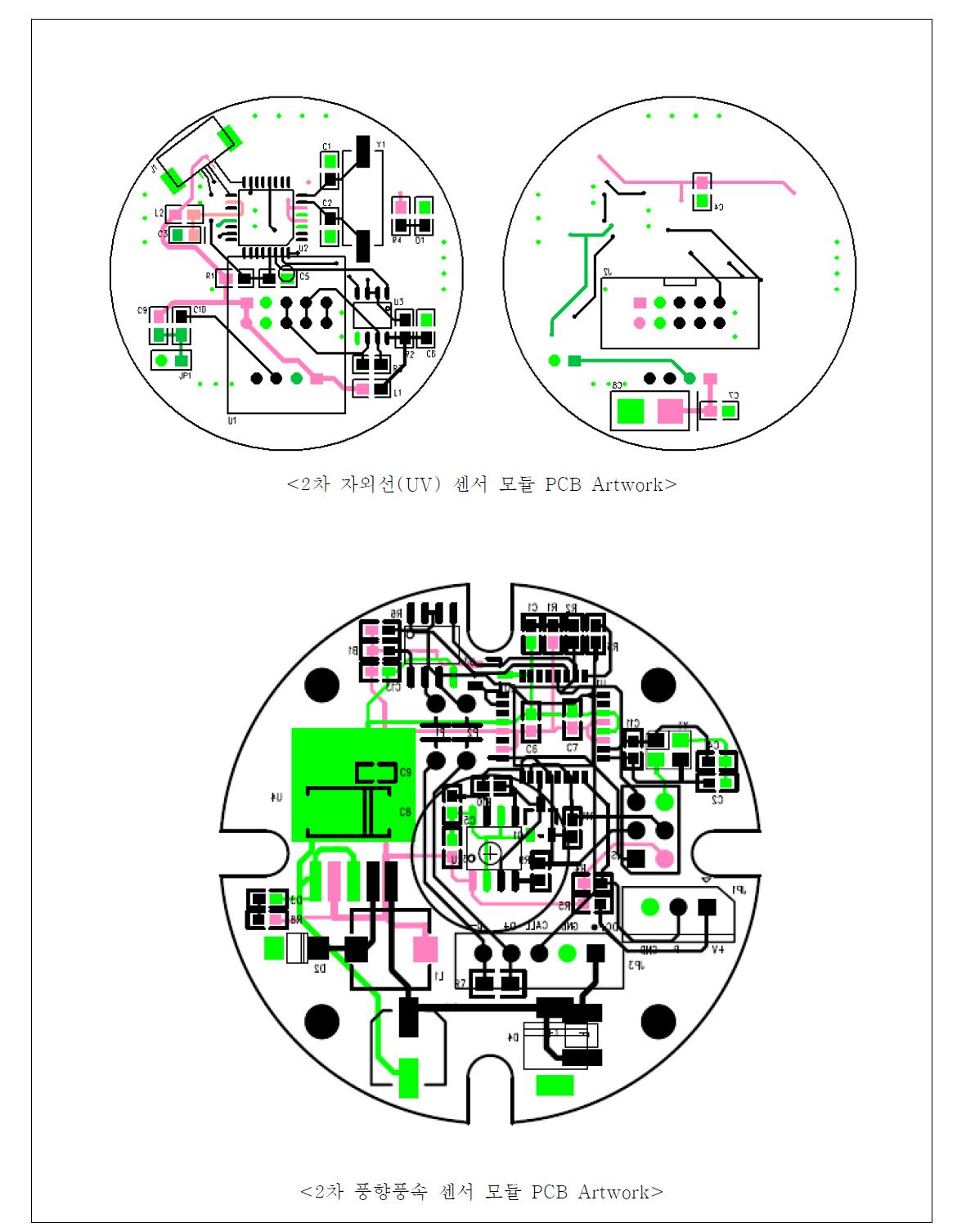 각 센서 모듈 PCB Artwork -2