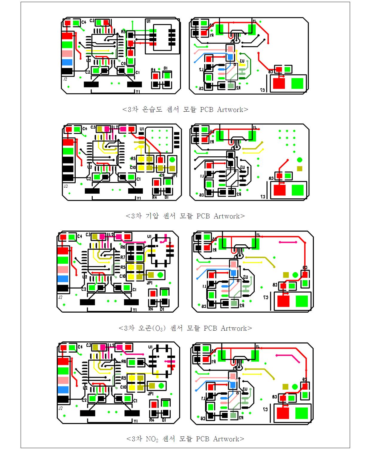 센서 모듈 PCB Artwork -1