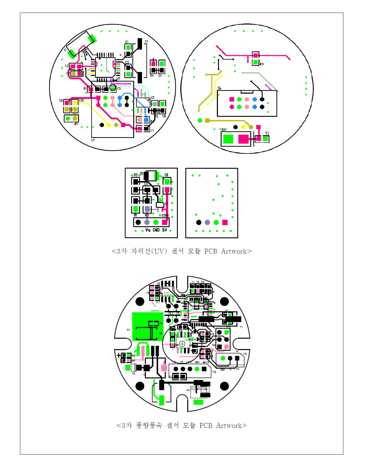 센서 모듈 PCB Artwork -2