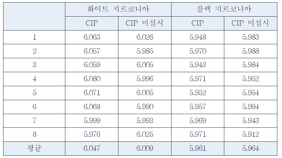 지르코니아 링의 밀도측정