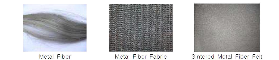 Metal Fiber 및 Metal Fiber의 종류