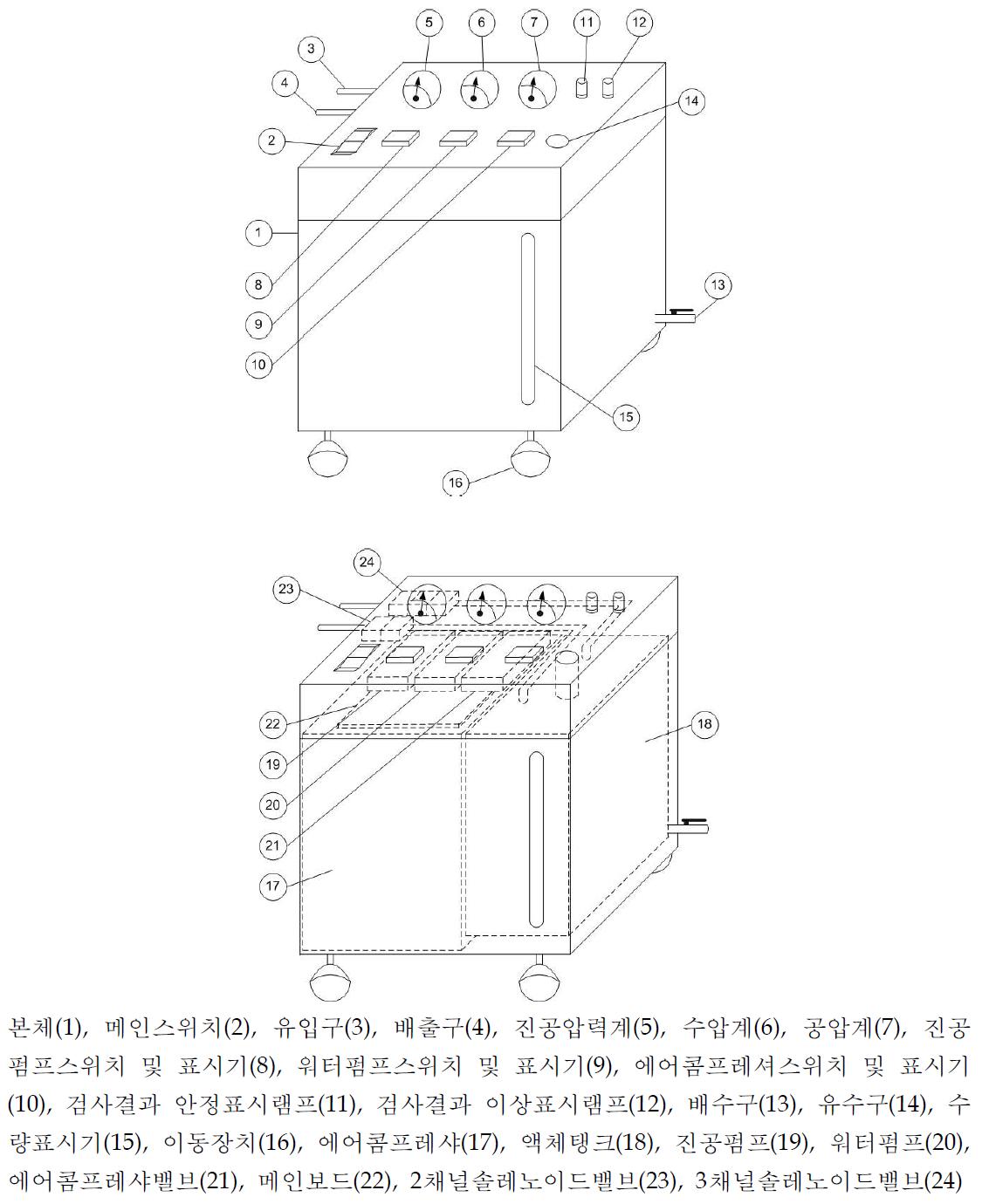 금형 냉각 장치 구조도