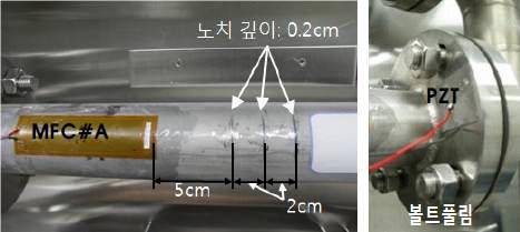 손상 검색 실험을 위한 손상 시나리오