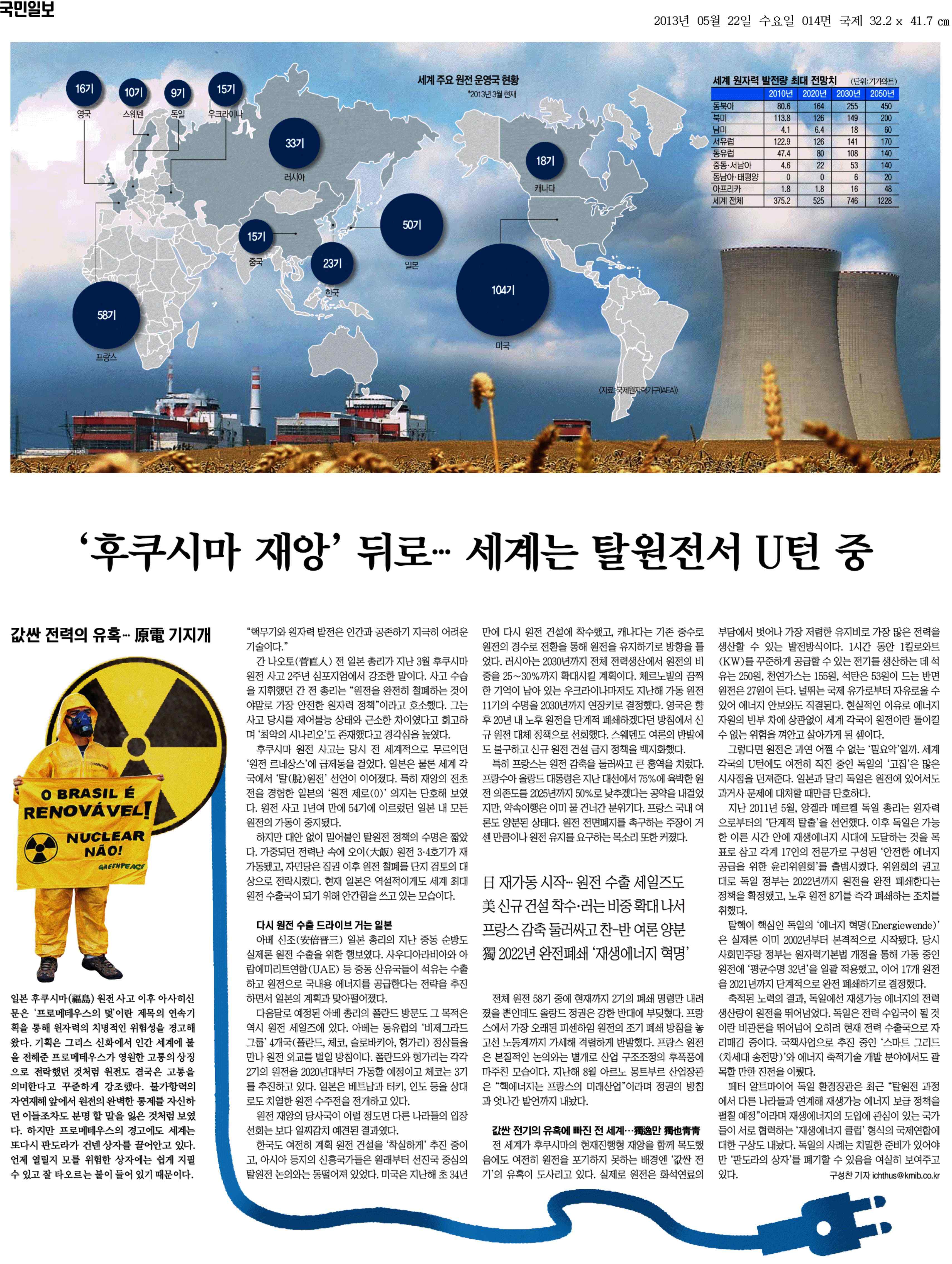 그림 16 원자력 이용국들은 원전 이용정책으로 회귀중이다[7]