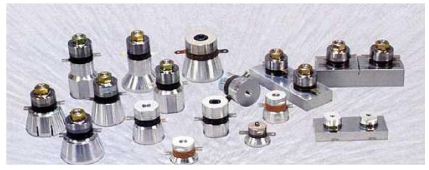 Various BLT(Bolt-clamped Langevin type Transducer) used in 